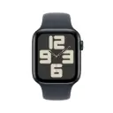 Apple Watch SE (2024) GPS 40mm Midnight Aluminum Case with Midnight Sport Band - M/L