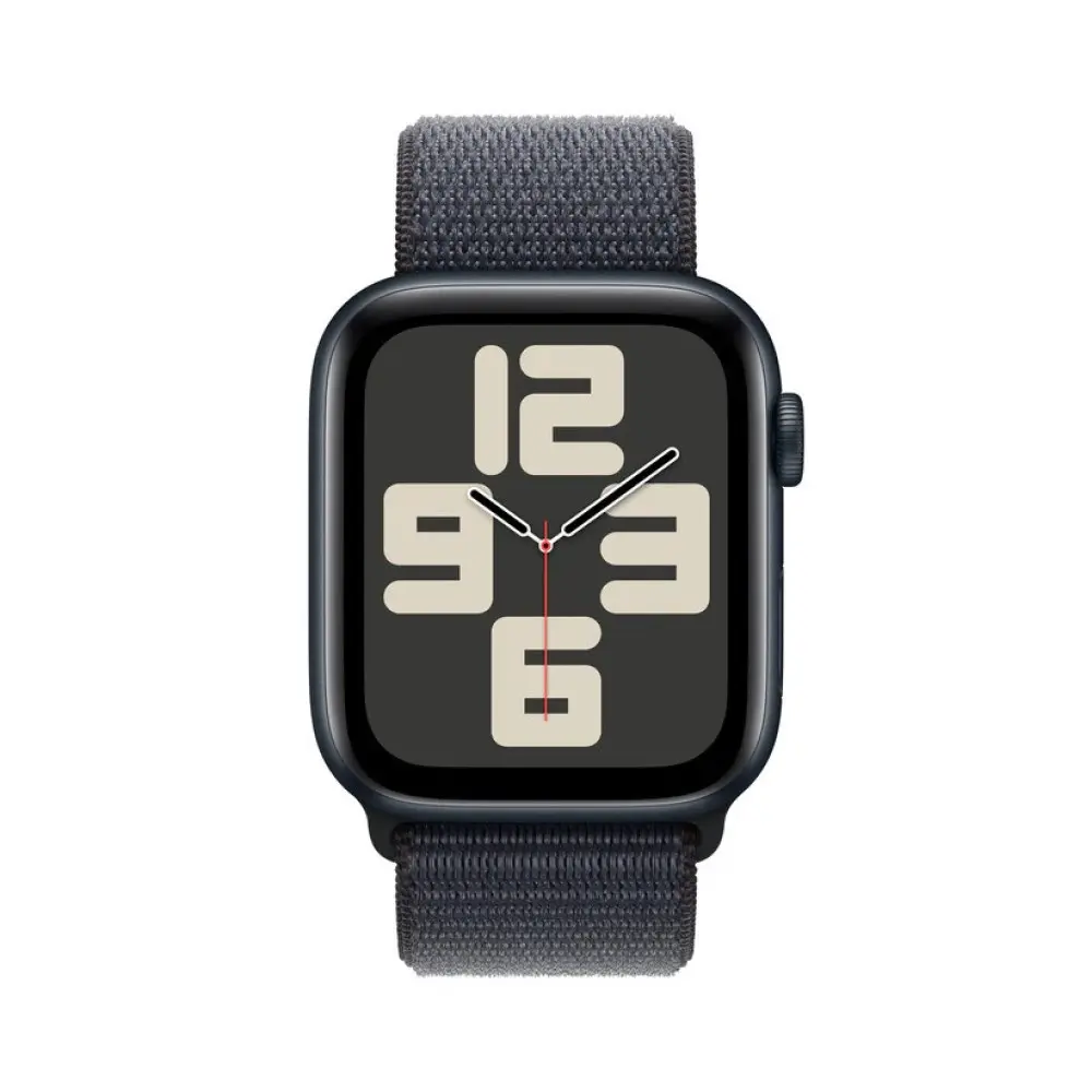 Apple Watch SE (2024) GPS 40mm Midnight Aluminum Case with Ink Sport Loop