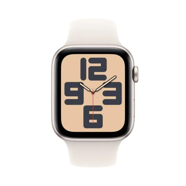 Apple Watch SE GPS 40mm – Starlight Aluminium Case – With Starlight Sport Band - M/L