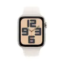 Apple Watch SE GPS 40mm – Starlight Aluminium Case – With Starlight Sport Band - M/L