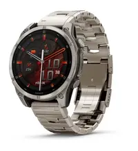 Garmin Fenix 8 Amoled Sapphire Graphite Titanium Silicone Bands 47MM