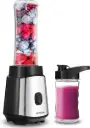 Kenwood Personal Blender 350W Smoothie Blender Cum Smoothie Maker with 570ml & 400ml Tritan Smoothie2Go Bottle and Lid, Ice Crush Function BLM05.A0BK Black/Silver