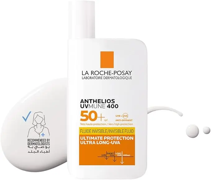 La Roche Posay Anthelios UVMune 400 SPF50+ Invisible Fluid Sunscreen 50 ml