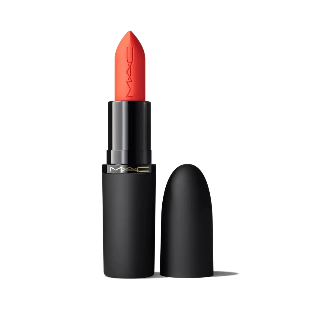 MAC Powder Kiss Hazy Matte Lipstick - My Best Life (Saturated Rich Orange)