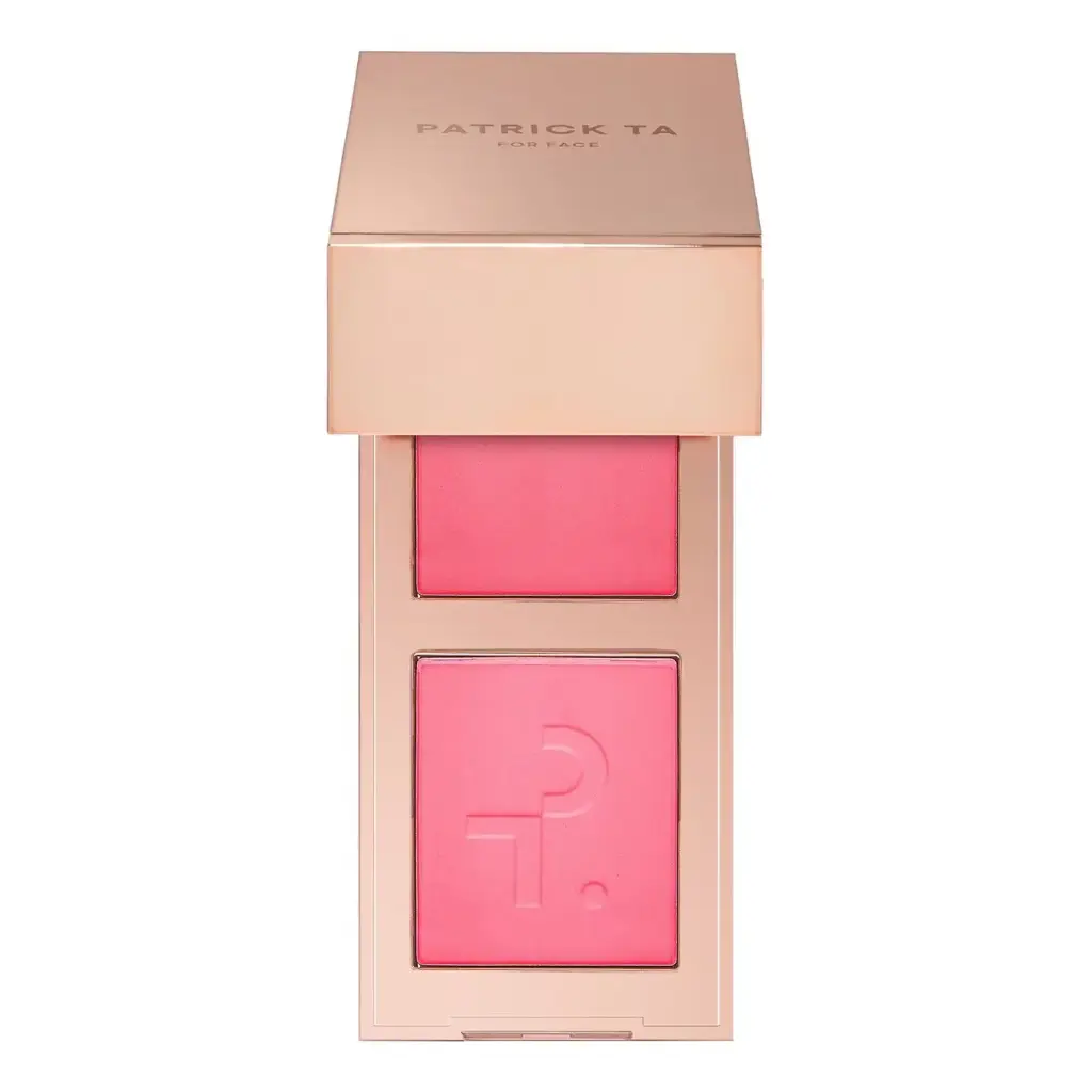 PATRICK TA Mini Major Headlines Double-Take Crème and Powder Blush Duo - She's That Girl