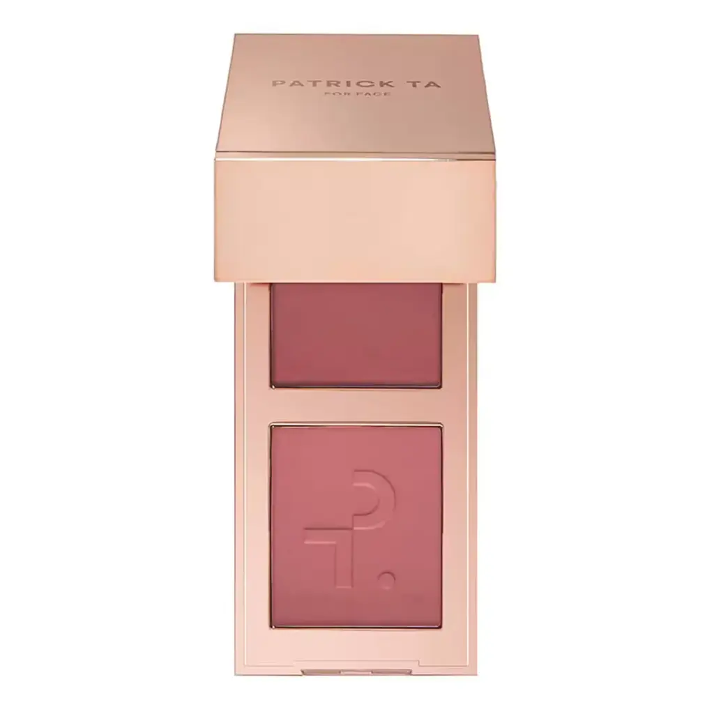 PATRICK TA Mini Major Headlines Double-Take Crème and Powder Blush Duo - She Goes to The Gym