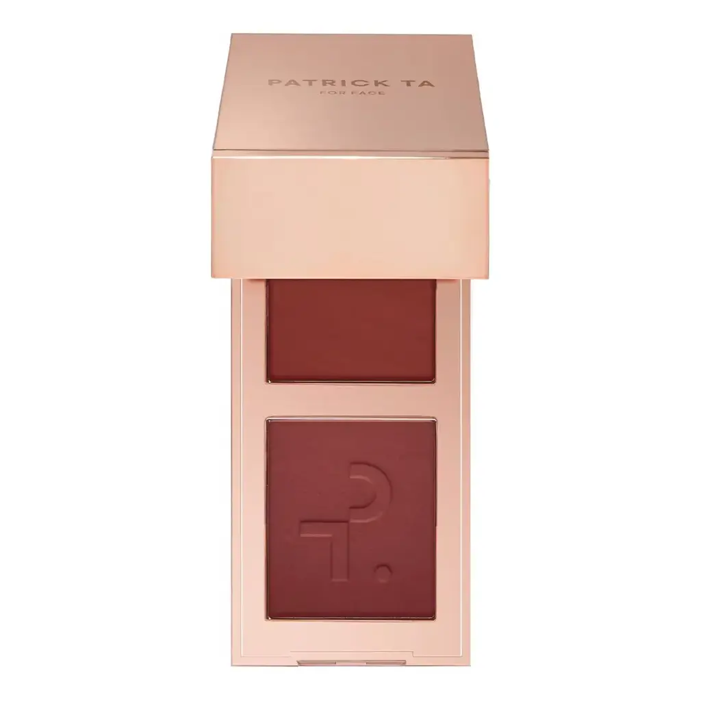 PATRICK TA Mini Major Headlines Double-Take Crème and Powder Blush Duo - She Knows Who She Is