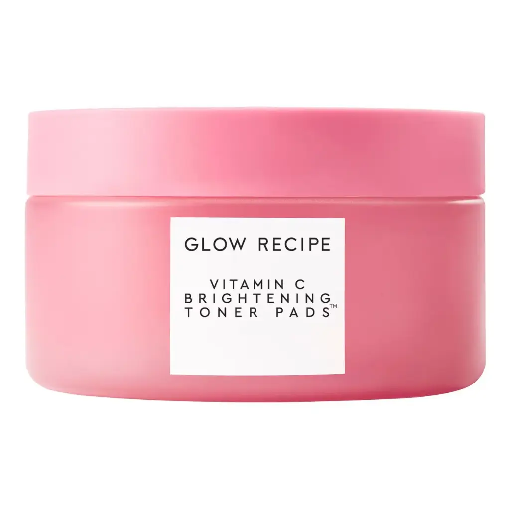 Glow Recipe Vitamin C Brightening Korean Toner Pads for Undereye & Cheeks