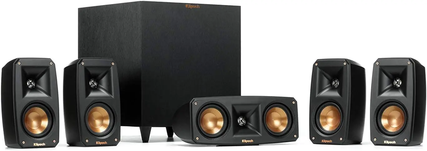 Klipsch Black Reference Theater Pack 5.1 Surround Sound System