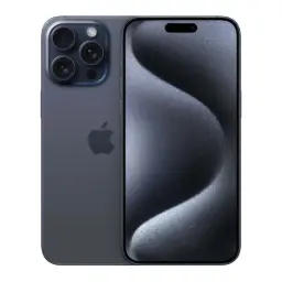Apple iPhone 15 Pro Max 5G Smartphone, 256 GB storage, Blue Titanium