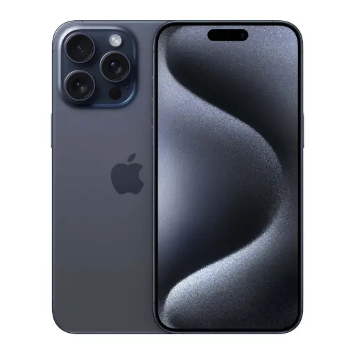 [MU7A3AA/A] Apple iPhone 15 Pro Max 5G Smartphone, 256 GB storage, Blue Titanium