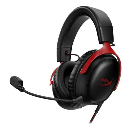 [727A9AA] HyperX Cloud III Gaming Headset - Black/Red