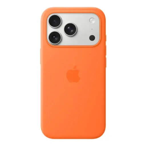 [MGFE4ZM/A] Apple iPhone 17 Pro Silicone Case with MagSafe - Orange