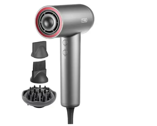 [TY.HC602G.GY] Tymo Hair Dryer Airhype Lite High-Speed 3 Nozzles Grey