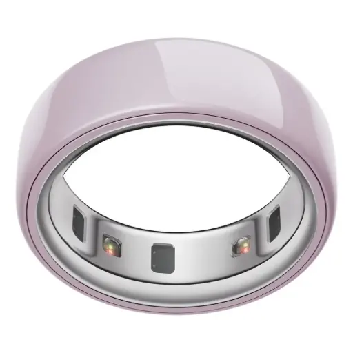 [JZ90-57459-07] Oura Ring 4 Ceramic Smart Ring Health Activity Tracker - Petal (Ring Size 7)