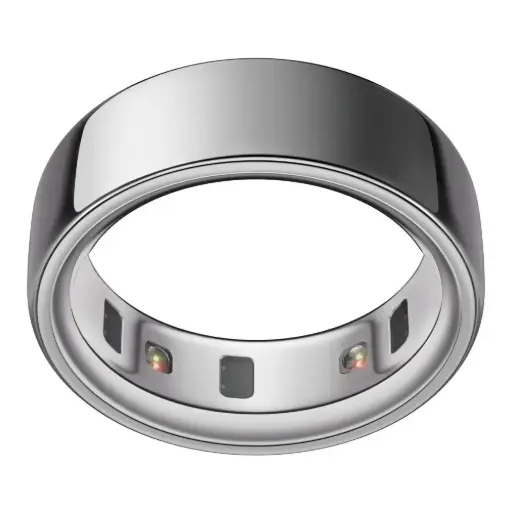 [JZ90-54217-08] Oura Ring 4 Smart Ring Health Activity Tracker - Silver (Ring Size 8)