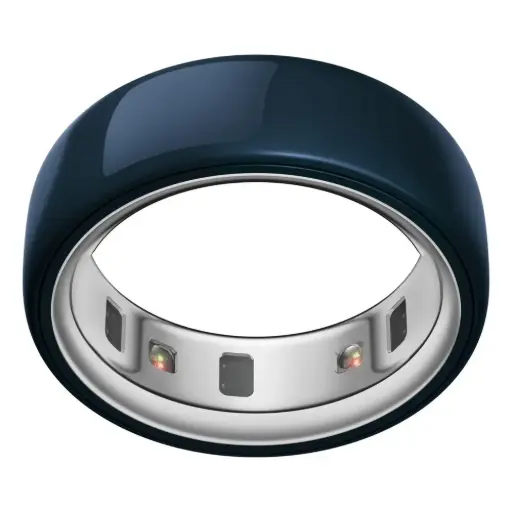 [JZ90-57455-09] Oura Ring 4 Ceramic Smart Ring Health Activity Tracker - Midnight (Ring Size 9)