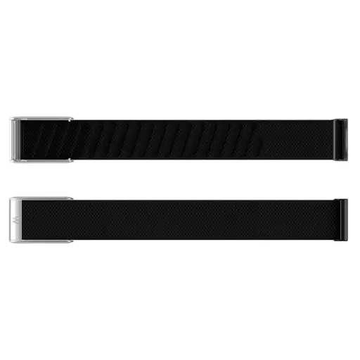 [955-11-000-036-026] WHOOP 5.0 SuperKnit Luxe Accessory Band - Obsidian/Titanium