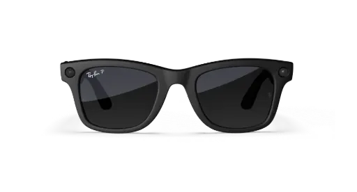 [RW4012 601ST3 53‑22] Ray‑Ban Meta Wayfarer (Gen 2) – Matte Black / Polarized Gradient Graphite (Size 53, Large)