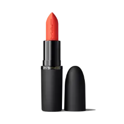 MAC Powder Kiss Hazy Matte Lipstick - My Best Life (Saturated Rich Orange)