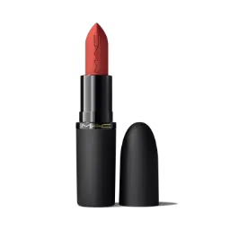 MAC Powder Kiss Hazy Matte Lipstick - Devoted To Chili ( Warm brick red )