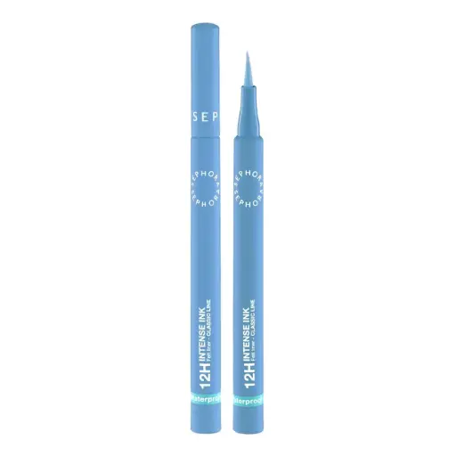 [494517] Sephora Collection 12H Intense Ink Classic Line – Felt-Tip Eyeliner 05 Baby Blue