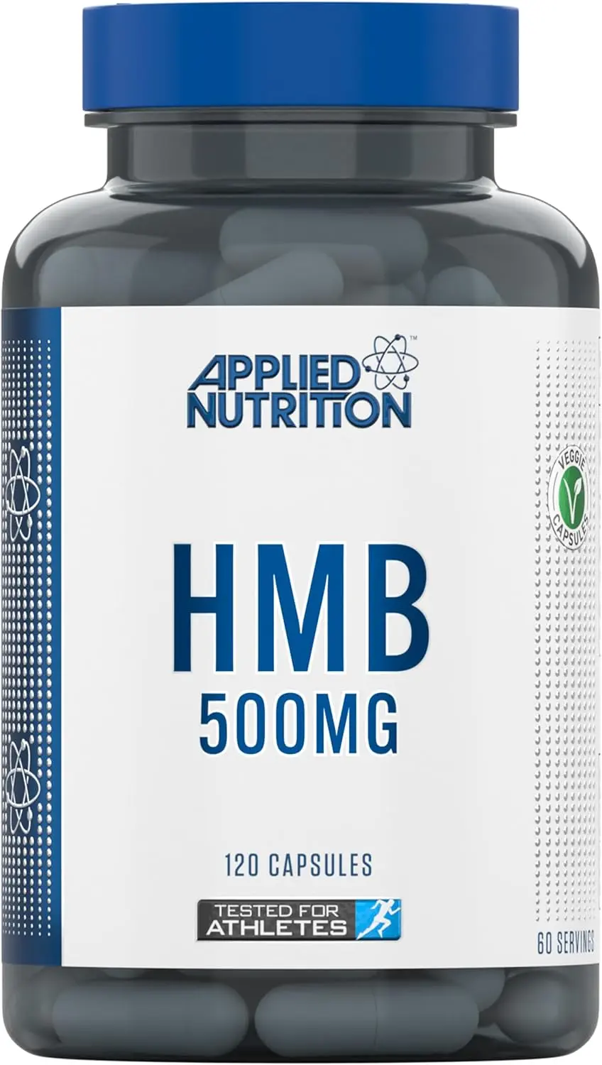 Applied Nutrition HMB Supplement - HMB 500mg Capsules (120 Capsules - 60 Servings)