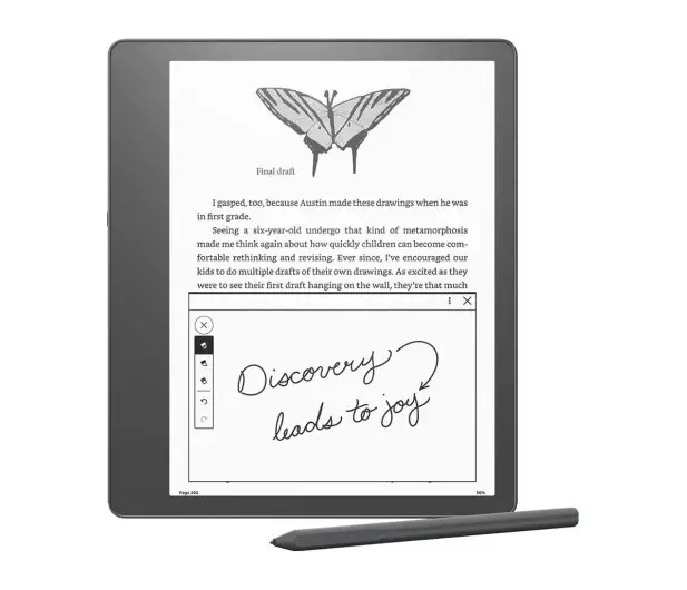 Amazon Kindle Scribe E-Reader 10.2-Inch Display With Premium Pen 64GB - Grey