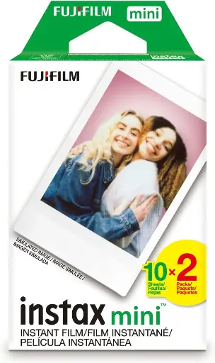 [B00EB4ADQW] FUJIFILM Instax Mini Instant Film Twin Pack (White), 20 photos