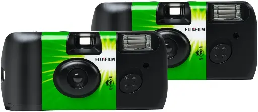 [QuickSnap Flash 400] Fujifilm Quicksnap 135 Flash 400 2Pk One-Time-Use Disposable Camera (27 Exp-x2)