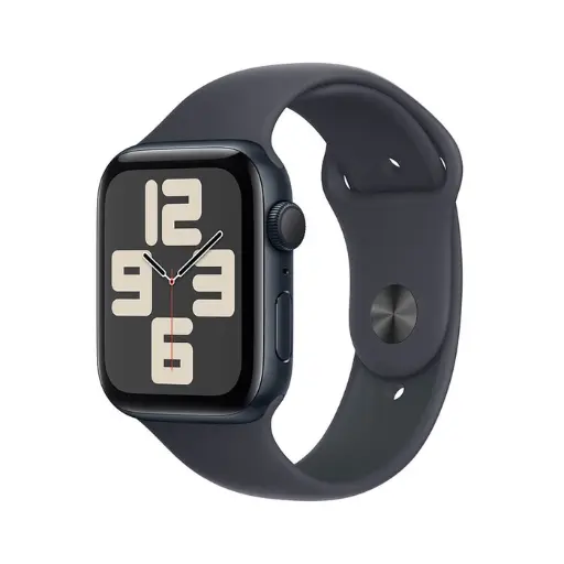 [MXE73LL] Apple Watch SE (2024) Midnight Aluminium Case with Midnight Sport Band - S/M