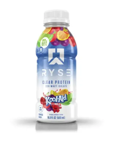 [00810137321011] RYSE Clear Protein Shake - Kool-Aid Tropical Punch - Refreshing Ready-to-Drink Beverage 500ML