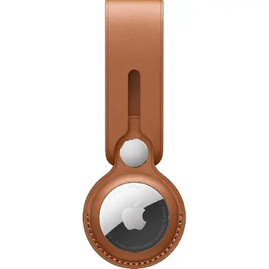 [MX4A2ZM/A] Apple AirTag Leather Loop – Saddle Brown