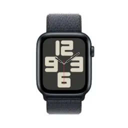 Apple Watch SE (2024) GPS 40mm Midnight Aluminum Case with Ink Sport Loop