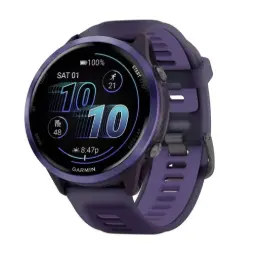 Garmin Forerunner 570 47mm Indigo Aluminum Smartwatch with Translucent Imperial Purple / Indigo Band